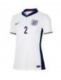 England Kyle Walker #2 Heimtrikot für Frauen EM 2024 Kurzarm